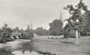 SURREY. Weybridge 1897 old antique vintage print picture