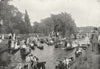 SURREY. Molesey Lock boats punting 1897 old antique vintage print picture