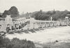 SURREY. Molesey Weir fishing 1897 old antique vintage print picture