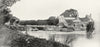 OXON. Shiplake Lock & Mills from below 1897 old antique vintage print picture