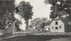 OXON. Shiplake Church & Farm 1897 old antique vintage print picture
