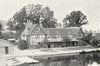 BERKS. Swan, Streatley 1897 old antique vintage print picture