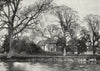 OXON. Mongewell Church, from river 1897 old antique vintage print picture