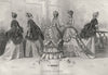 FASHION. Elegant Parisian ladies 1869 old antique vintage print picture