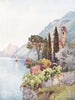 ITALY. Lake Lugano. Oria, Lago di Lugano 1905 old antique print picture