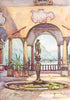 ITALY. Lake. Lago di Como. The Loggia, Villa Pliniana 1905 old antique print