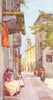 ITALY. Lake Orta. A Street at Orta, du Cane 1905 old antique print picture