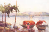 ITALY. Lake Orta. Evening, Lago d'Orta 1905 old antique vintage print picture