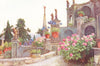 ITALY. Lake. lago di Maggiore. Garden, Isola Bella 1905 old antique print