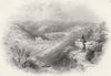 WALES. Tintern Vale from Devil's Pulpit-Bartlett c1860 old antique print