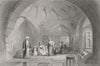 ISRAEL. Christian Family in Jerusalem-Bartlett 1847 old antique print picture
