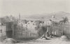 ISRAEL. Pool of Hezekiah, Jerusalem-Bartlett 1847 old antique print picture