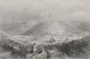 ISRAEL. Solomon's pools(Bethlehem)-Bartlett 1847 old antique print picture