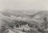 ISRAEL. Hebron-Bartlett 1847 old antique vintage print picture
