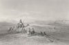 EGYPT. Suez, from mounds of Canal-Bartlett 1847 old antique print picture