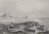 ISRAEL. Caesarea-Bartlett 1847 old antique vintage print picture