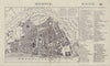 GERMANY. Mainz. Mayence. town city plan 1882 old antique map chart
