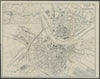 GERMANY. Dresden. Town city plan 1882 old antique vintage map chart