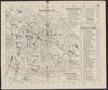 GERMANY. Berlin. town city plan 1882 old antique vintage map chart