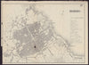 ITALY. Palermo. town city plan 1882 old antique vintage map chart