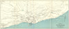 VENTNOR & BONCHURCH vintage town/city plan. Isle of Wight. WARD LOCK c1961 map
