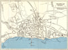 SHANKLIN vintage town/city plan. Isle of Wight. WARD LOCK c1961 old map