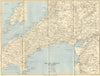 TREMADOG BAY & LLYN PENINSULA. Pwllheli Criccieth Porthmadog WARD LOCK c1963 map