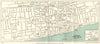 CENTRAL WORTHING vintage town/city plan. Sussex. WARD LOCK c1963 old map