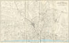 BRIGHTON & HOVE vintage town/city plan. Sussex. WARD LOCK c1963 old map