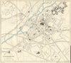 CANTERBURY vintage town/city plan. Kent. WARD LOCK c1960 old vintage map chart
