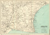ROMNEY MARSH. Dungeness Rye Hythe Winchelsea. Walland Marsh. Kent c1960 map