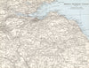 SCOTTISH BORDERS & LOTHIAN Berwick Edinburgh Stirling Firth of Forth 1975 map