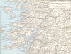 STRATHCLYDE & Highlands. Oban Fort William Mallaig Mull Rum Loch Linnhe 1975 map