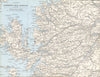 SCOTTISH HIGHLANDS. Inverness Skye Gairloch Dingwall Loch Ness 1975 old map