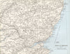 TAYSIDE GRAMPIAN. Perth Dundee Aberdeen Firth of Tay Montrose Arbroath 1975 map