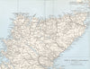 SCOTTISH HIGHLANDS. John O'Groat's Cape Wrath Thurso Pentland Firth 1975 map