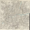 'LONDON AND TWELVE MILES ROUND'. Greater London. WARD LOCK 1965 old map