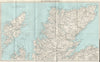 NORTHERN HIGHLANDS. Sutherland Ross & Cromarty Lewis Caithness Scotland 1964 map