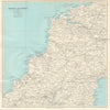 NORTH CORNWALL Newquay Padstow Truro Redruth St Agnes Mevagissey 1964 old map