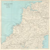 NORTH CORNWALL Newquay Padstow Truro Redruth St Agnes Mevagissey 1964 old map