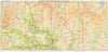 LAKE DISTRICT Ambleside Kirkstone Grasmere Langdales Rydal Fell Cumbria 1971 map