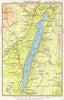 CONISTON WATER Lake District. Cumbria. WARD LOCK 1971 old vintage map chart