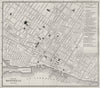 MONTRÉAL MONTREAL, QUEBEC QUÉBEC. Antique city plan 1893 old map