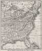 USA. Railroad routes south & west to Ohama 1893 old antique map plan chart