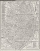 ST LOUIS, MISSOURI. Antique City Town map plan 1893 old chart