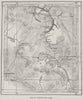 YELLOWSTONE PARK. Antique Map. Wyoming.  1893 old plan chart
