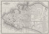 CHARLESTON, SOUTH CAROLINA. City town map plan 1893 old antique chart