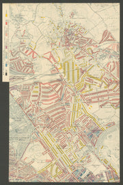 BOOTH POVERTY MAP St John's Wood Hampstead Maida Vale Belsize Park Swiss C 1902