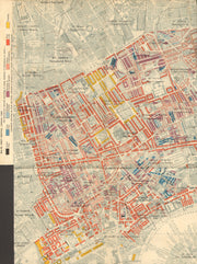 CHARLES BOOTH POVERTY MAP Soho Bloomsbury Fitzrovia Covent Gdn St James's 1902