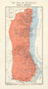 BORDEAUX WINE. Les Vins de Bordeaux - Haut-Médoc. Larmat 1949 old vintage map